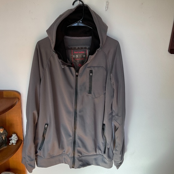 Foot locker Jacket. Gray Foot locker premium Fleece Hoodie XL - Picture 1 of 4